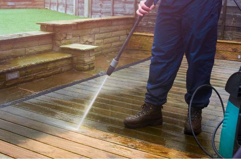 Pressure Washing Deck