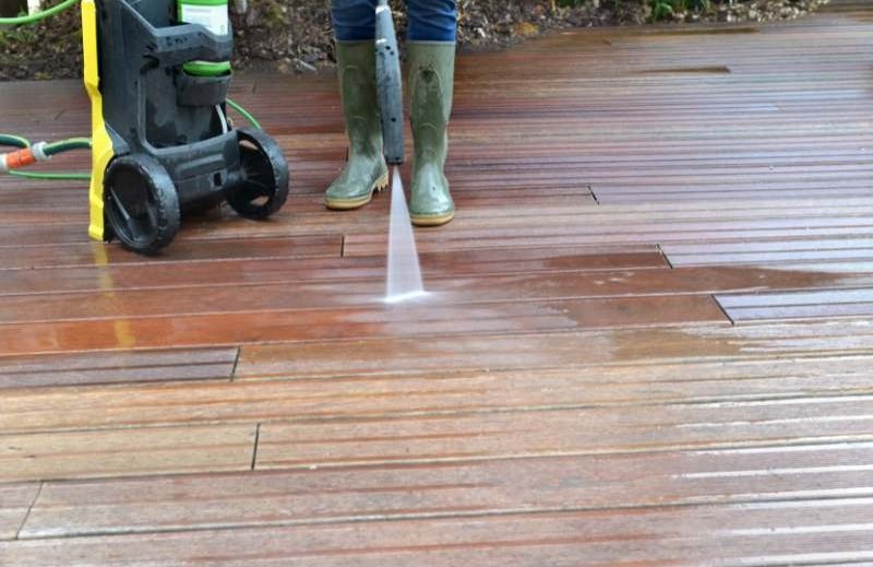 Pressure Washing Deck