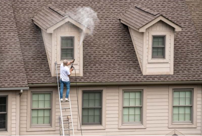 Pressure Washing Roof